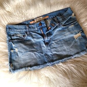 Abercrombie & Fitch Mini Jean Skirt